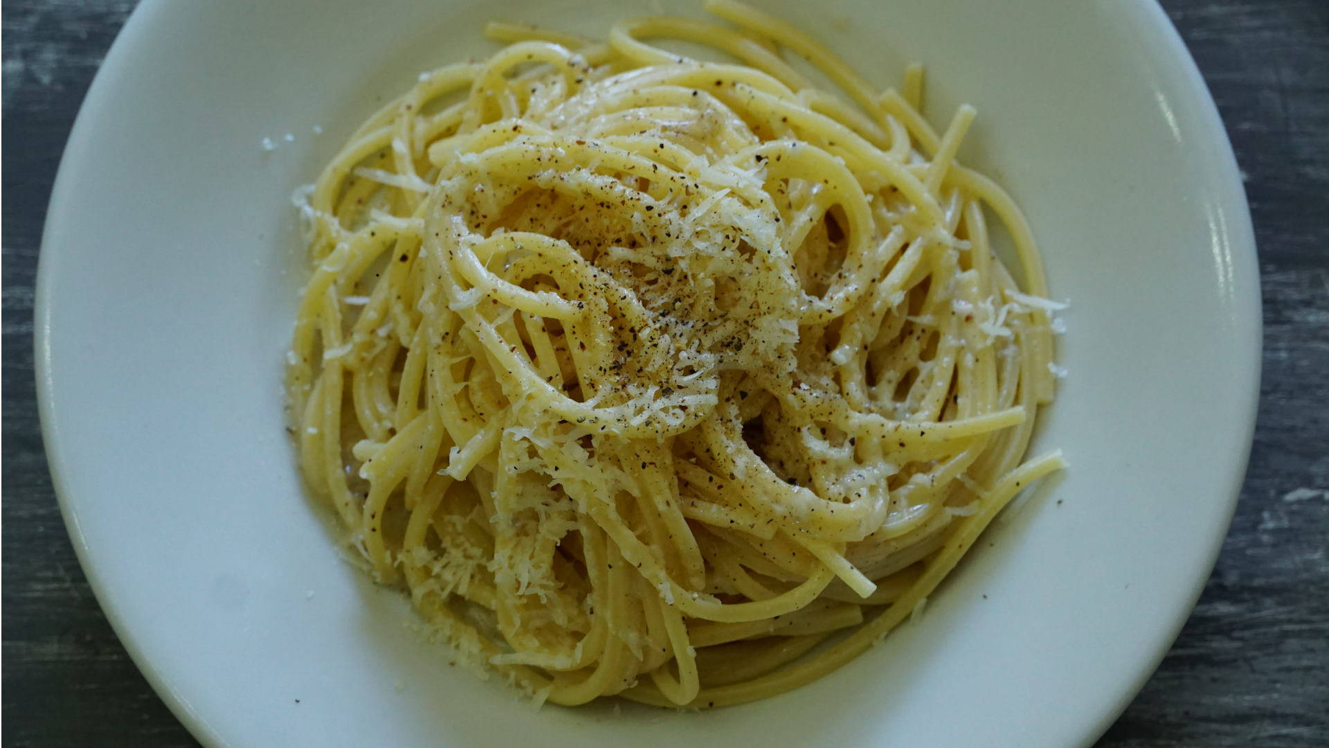 Delighting In A Plate Full Of Exquisite Cacio E Pepe