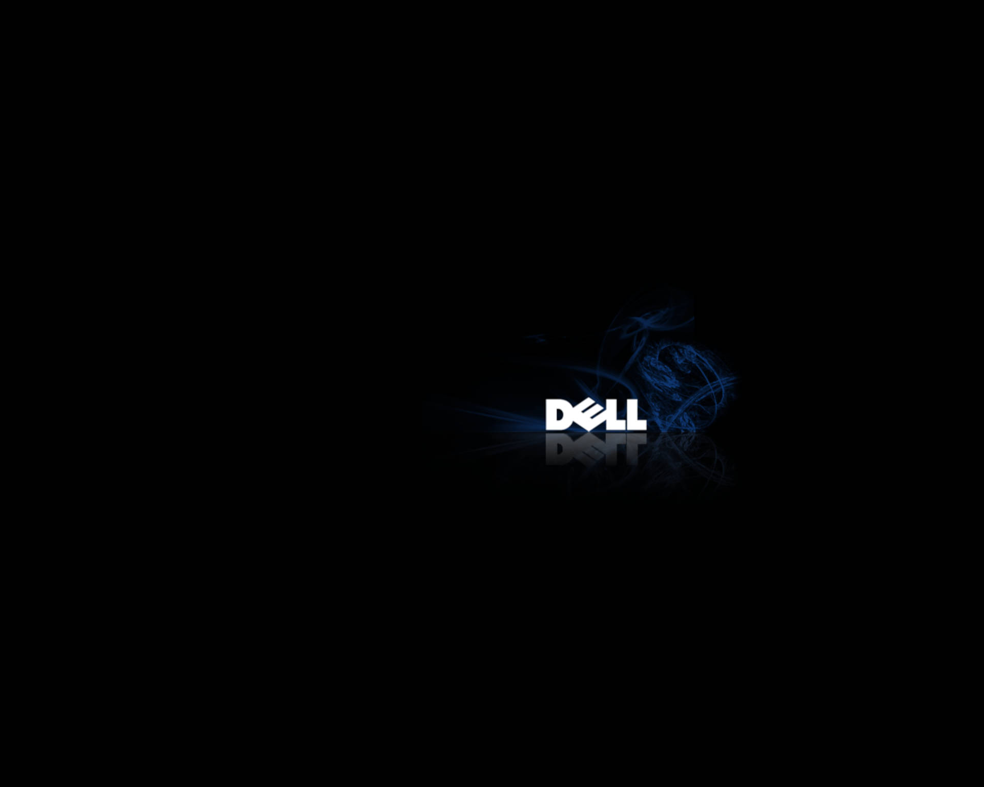 Dell 4k Logo With Smoke Background