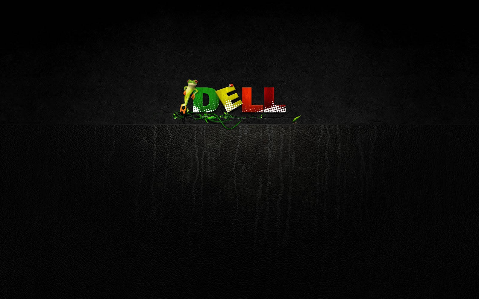 Dell Hd Logo With Frog Background