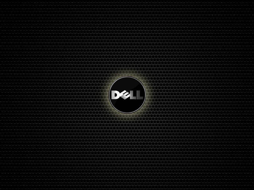 Dell Hd Logo With Yellow Backlight