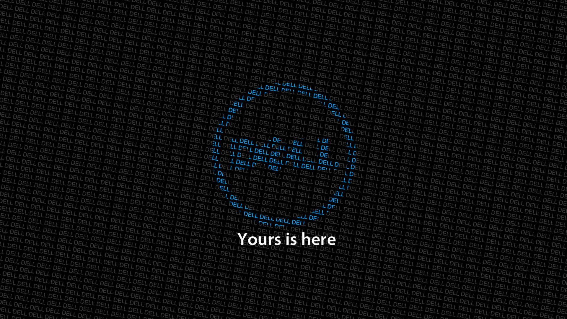 Dell Hd Logos In Black And Blue