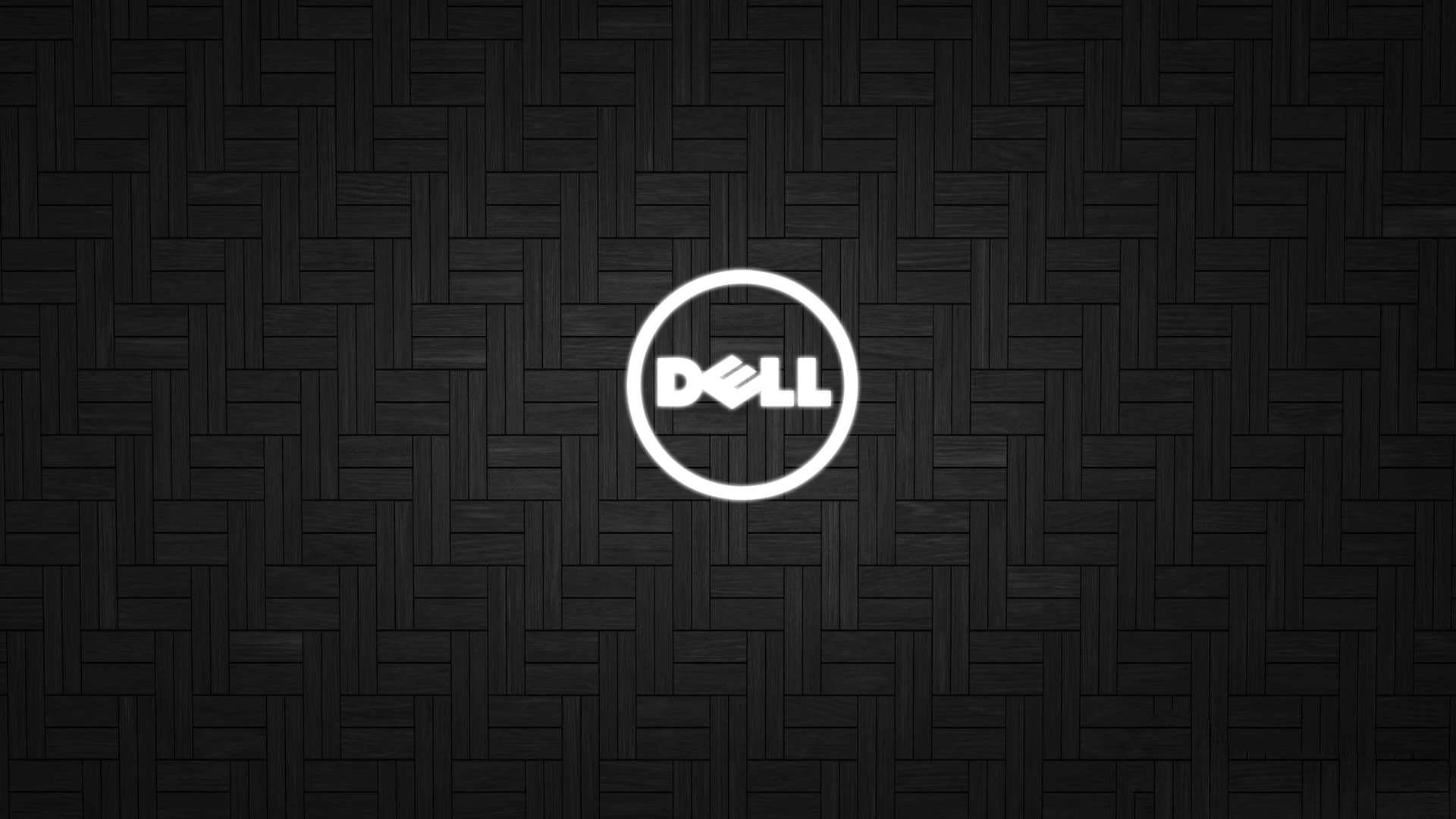 Dell Laptop Interlocking Pattern Background