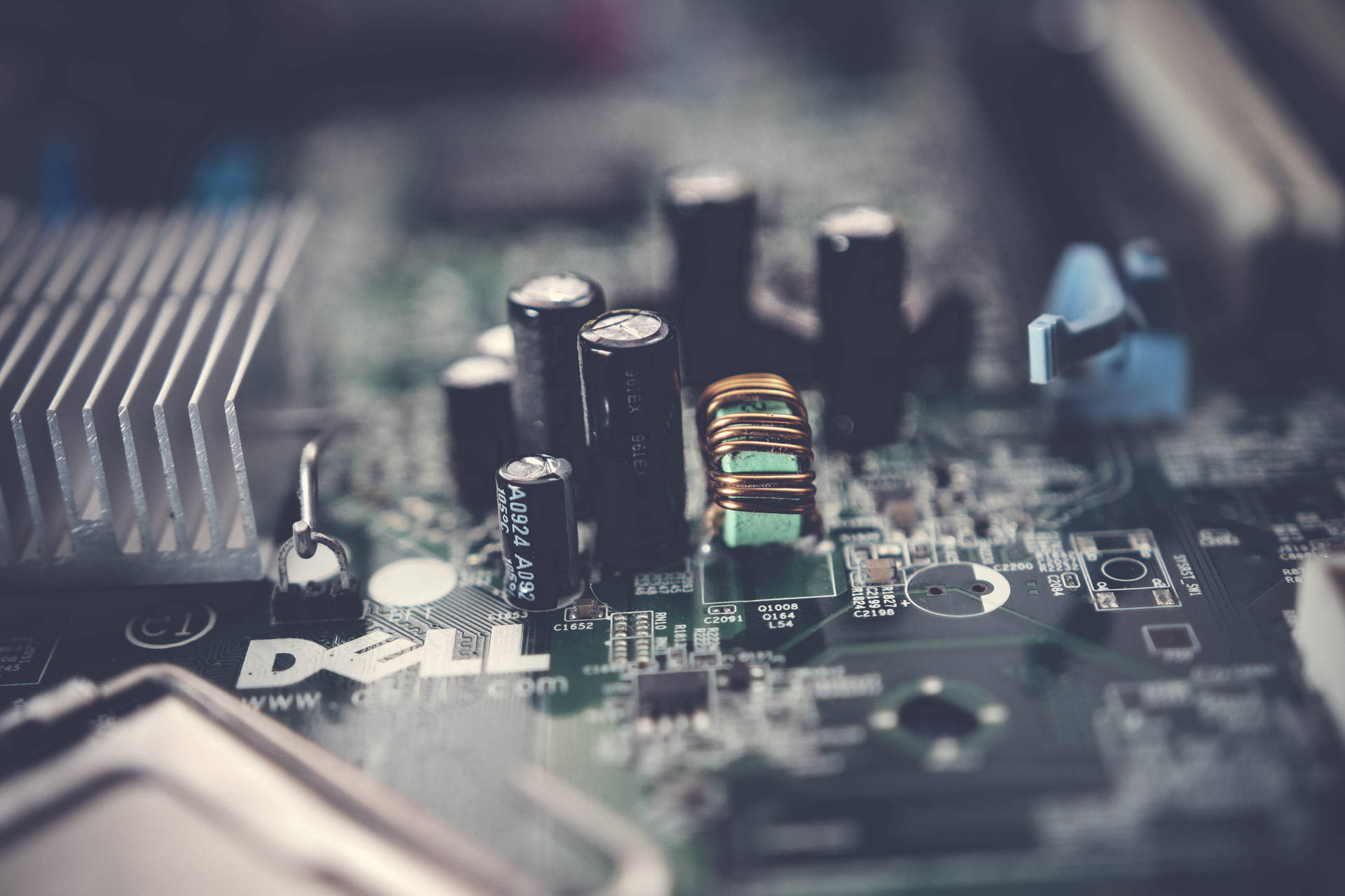 Dell Laptop Motherboard Background