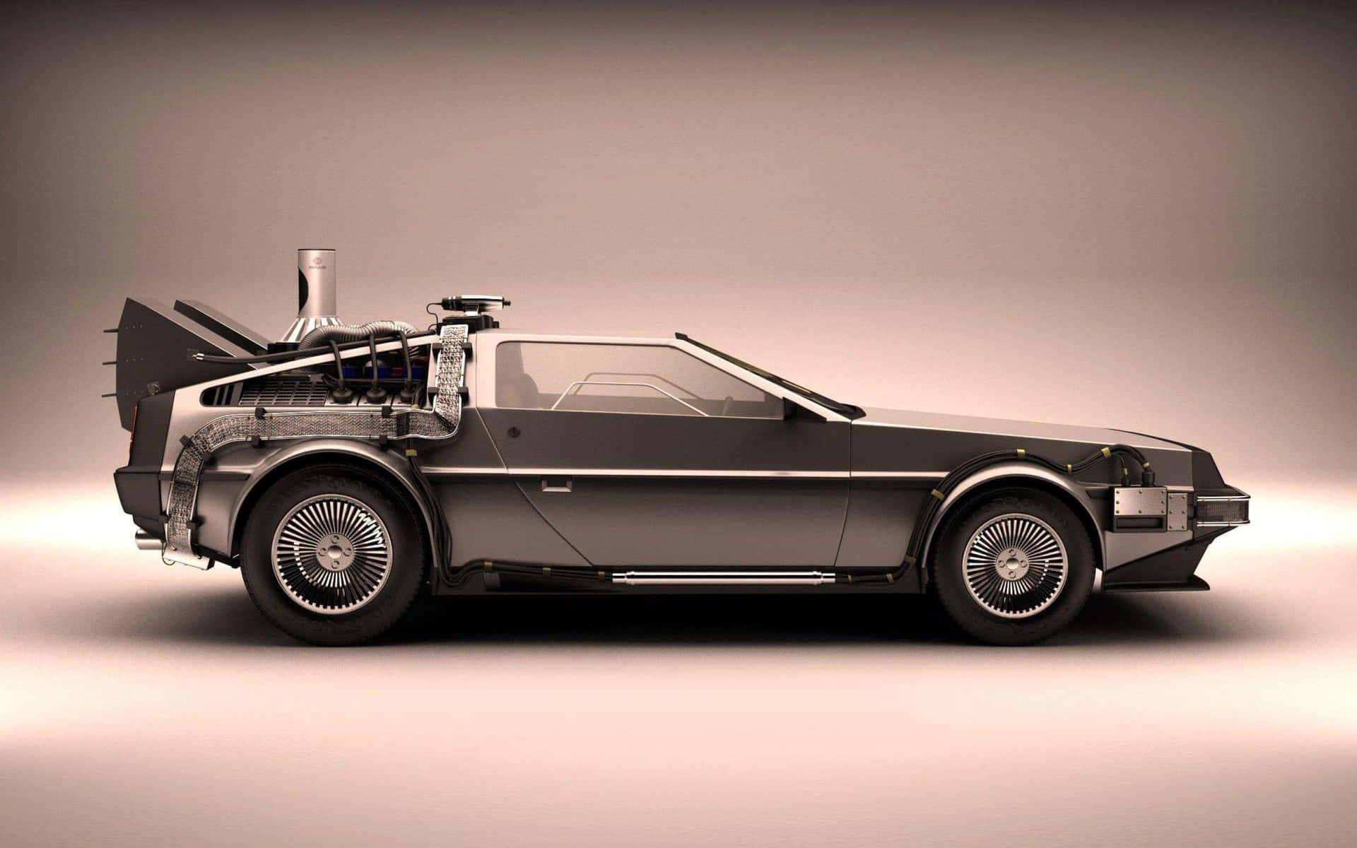 Delorean 4k 2560 X 1600 Background