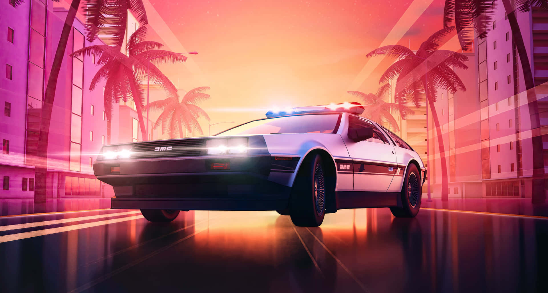 Delorean 4k 3840 X 2051 Background