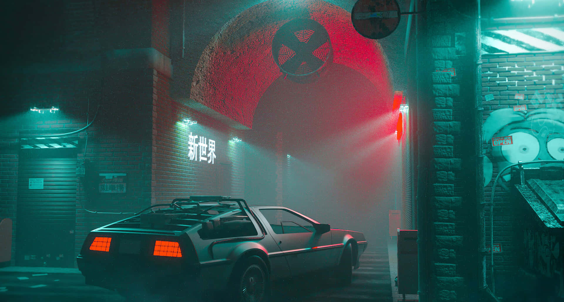 Delorean 4k 3840 X 2058 Background