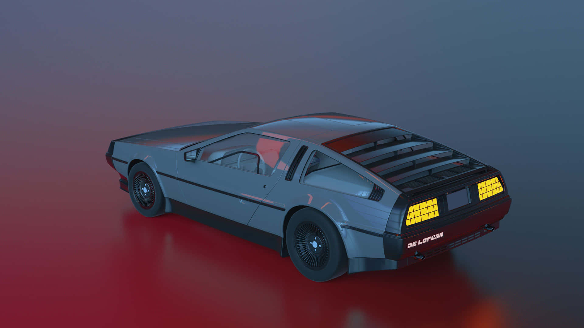 Delorean 4k 3840 X 2160 Background