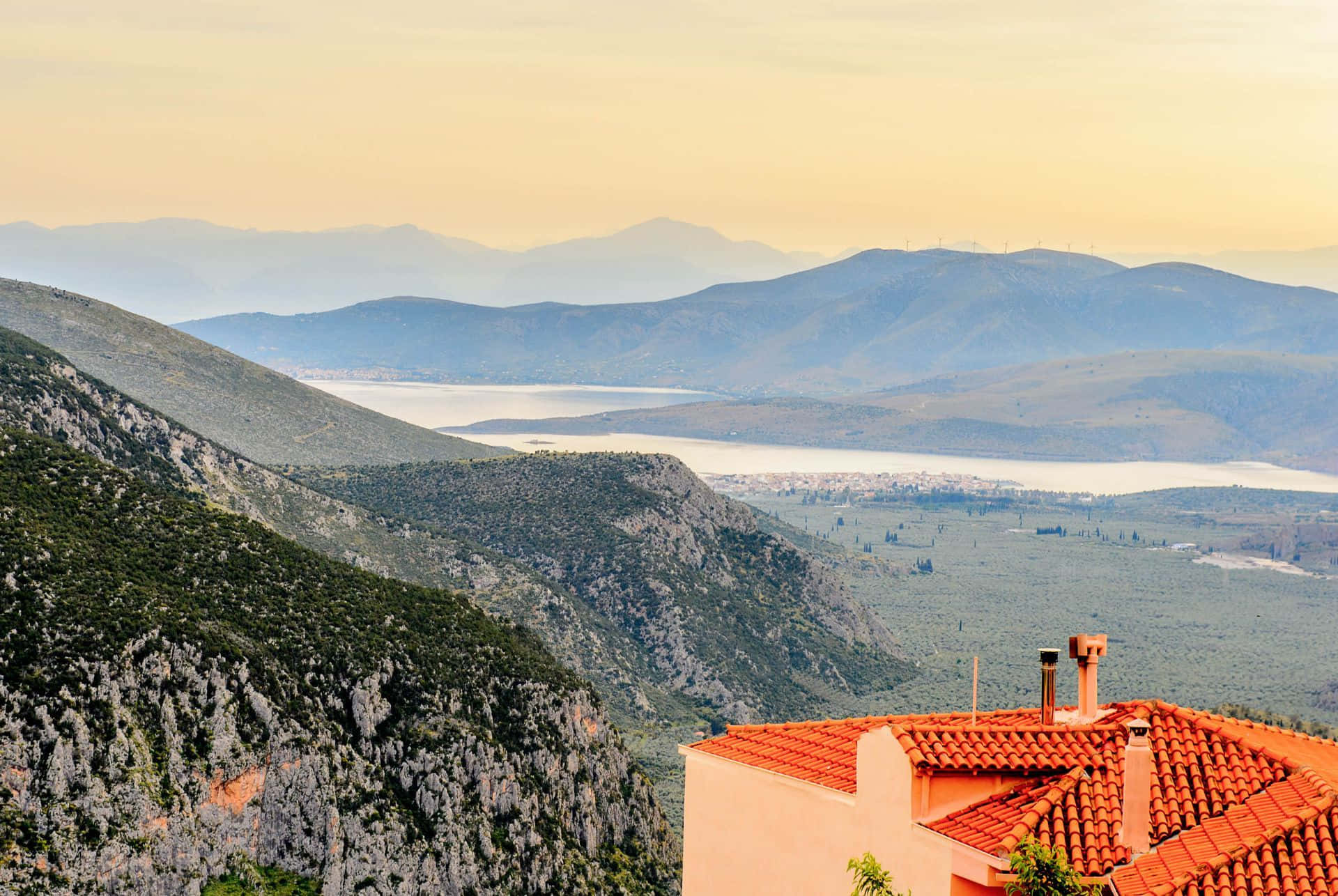 Delphi Hotel View Background