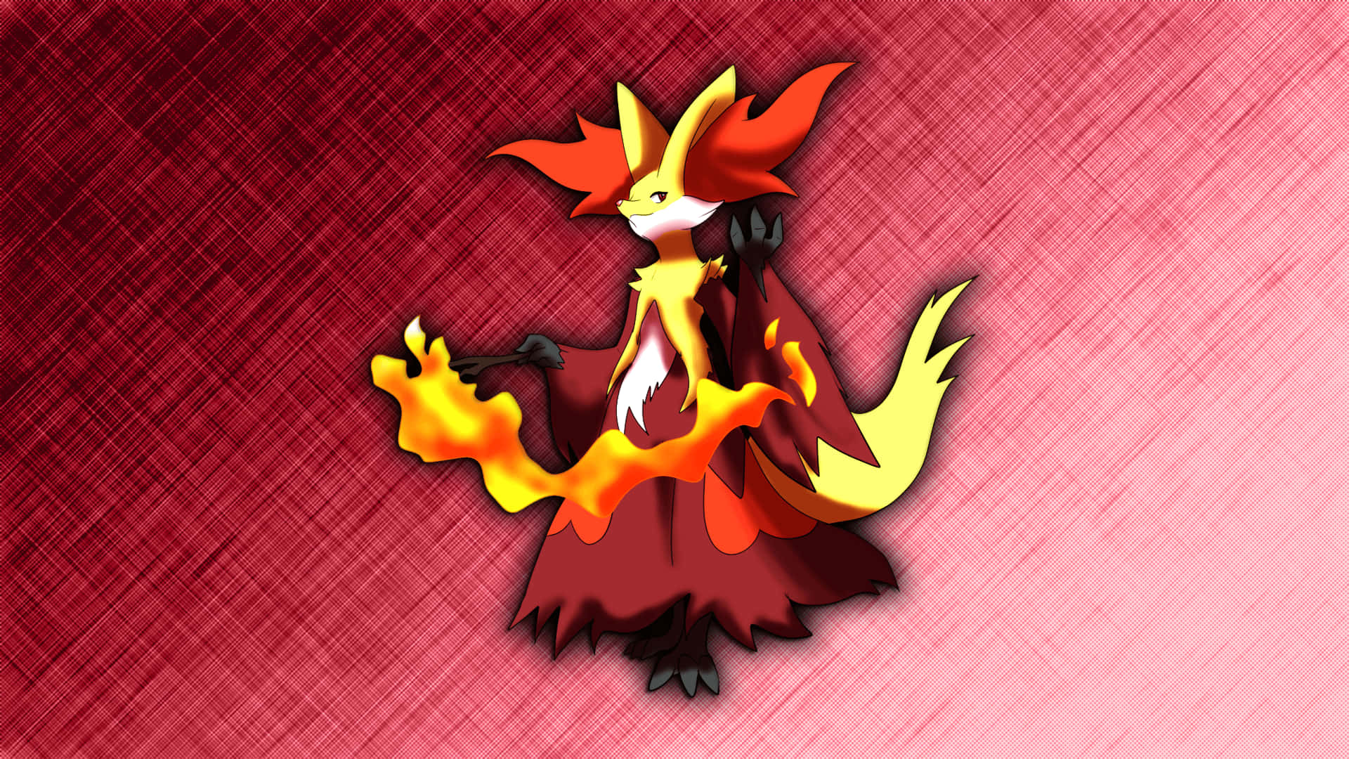 Delphox Fire Type Pokemon Background