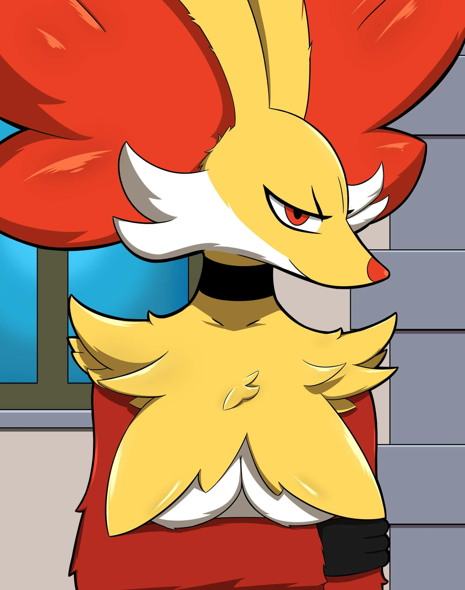 Delphox Pokemon Portrait