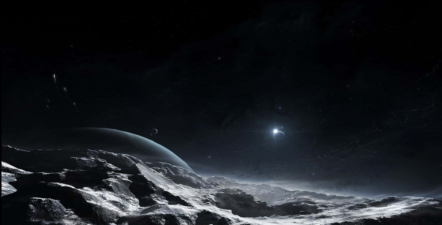 Delve Into The Infinite Expanse That Lies Ahead Of Us. Background