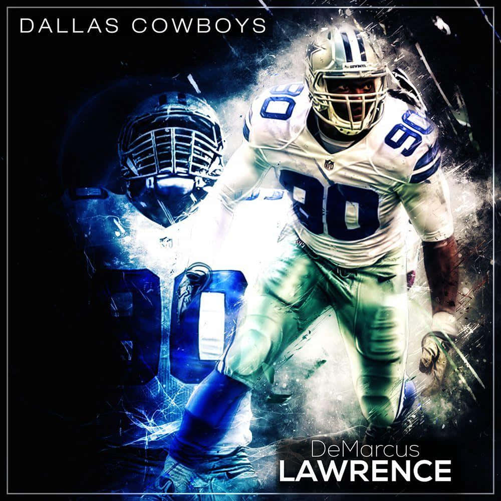 Demarcus Lawrence Cowboys Graphic Design Background