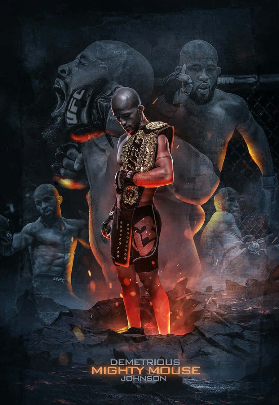 Demetrious Johnson Mighty Mouse Fanart Background