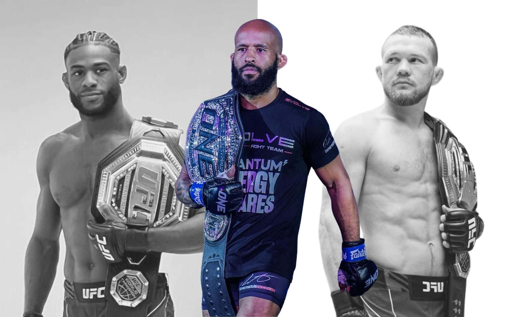 Demetrious Johnson Petr Yan And Aljamain Sterling Background