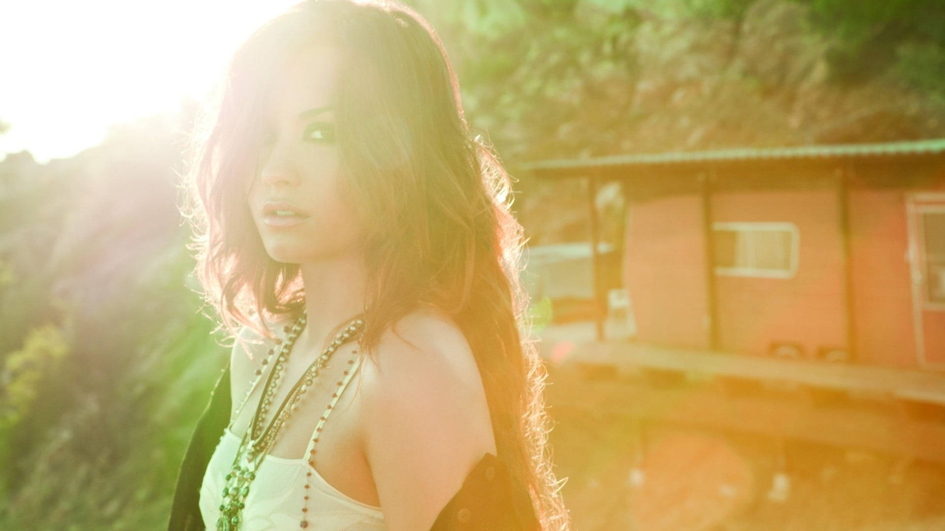 Demi Lovato Against Sunlight Background