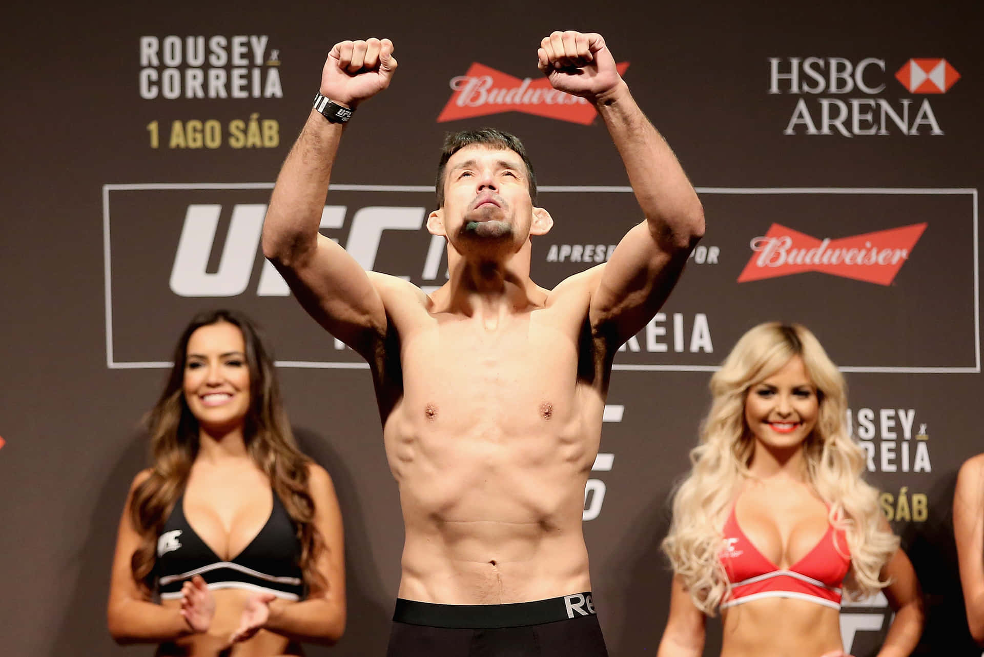 Demian Maia Ufc Ceremonial Weigh-in. Background