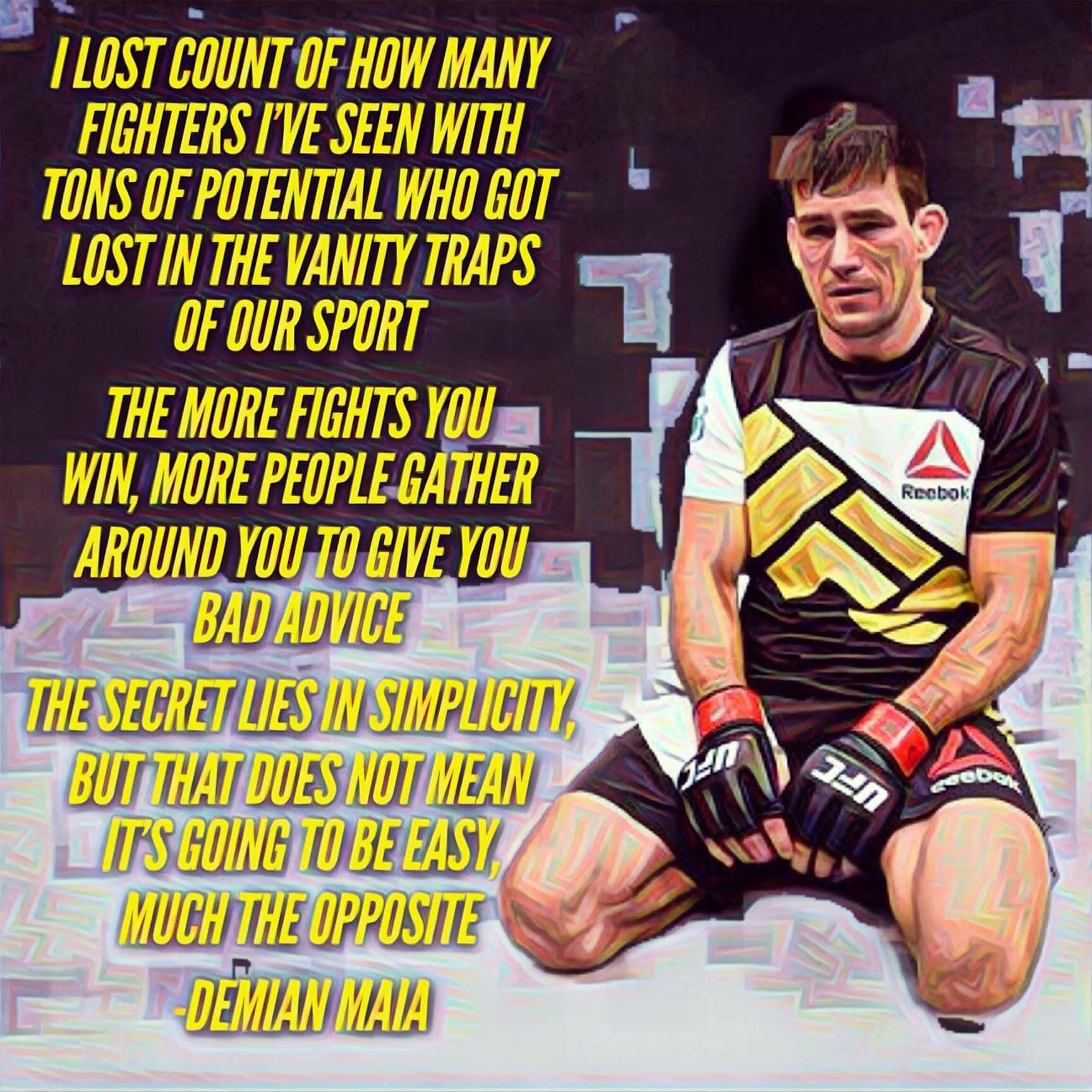 Demian Maia Ufc Submission Grappler Background