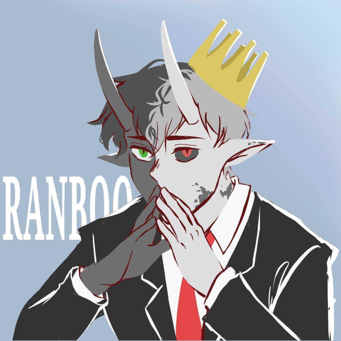 Demon King Ranboo Fanart Background