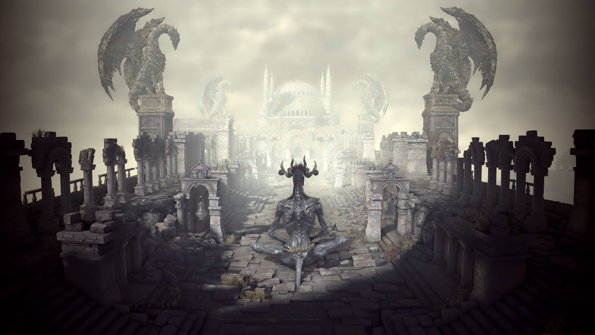 Demon Prince In Dark Souls 3 Background