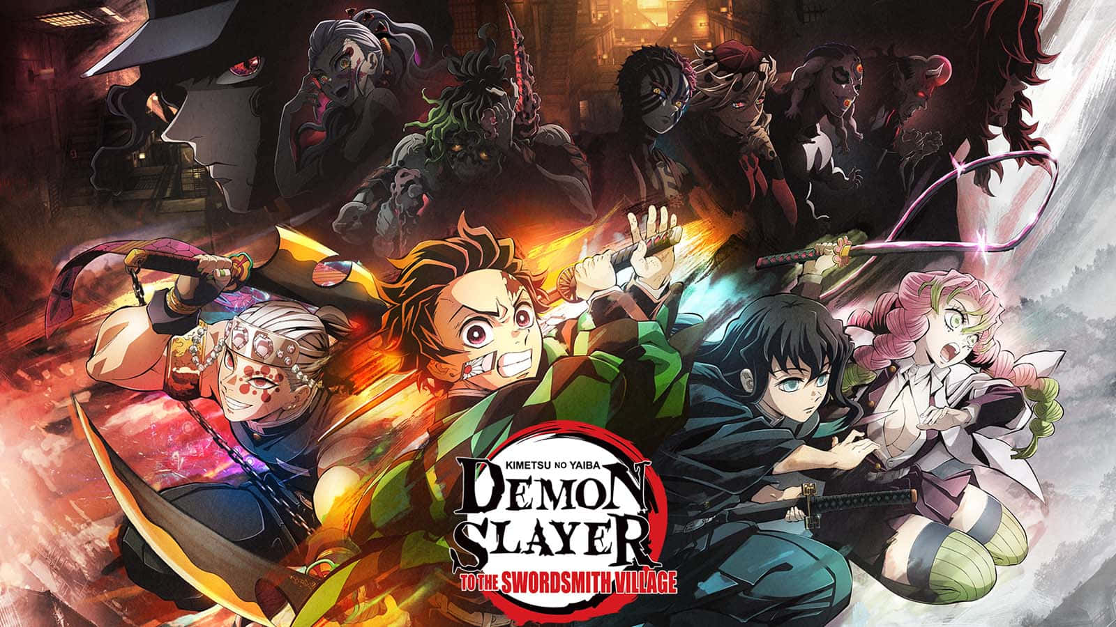 Demon Slayer Anime To The Swordsmith Village Background