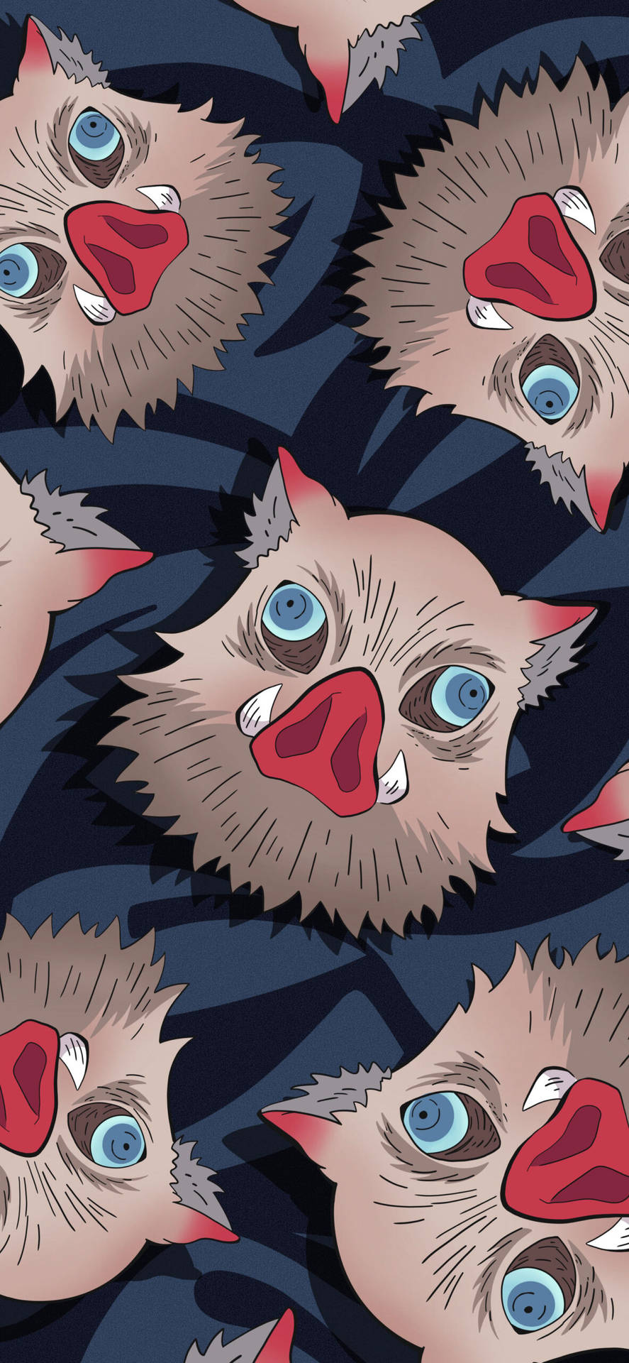 Demon Slayer Inosuke Head Boar Masks Background