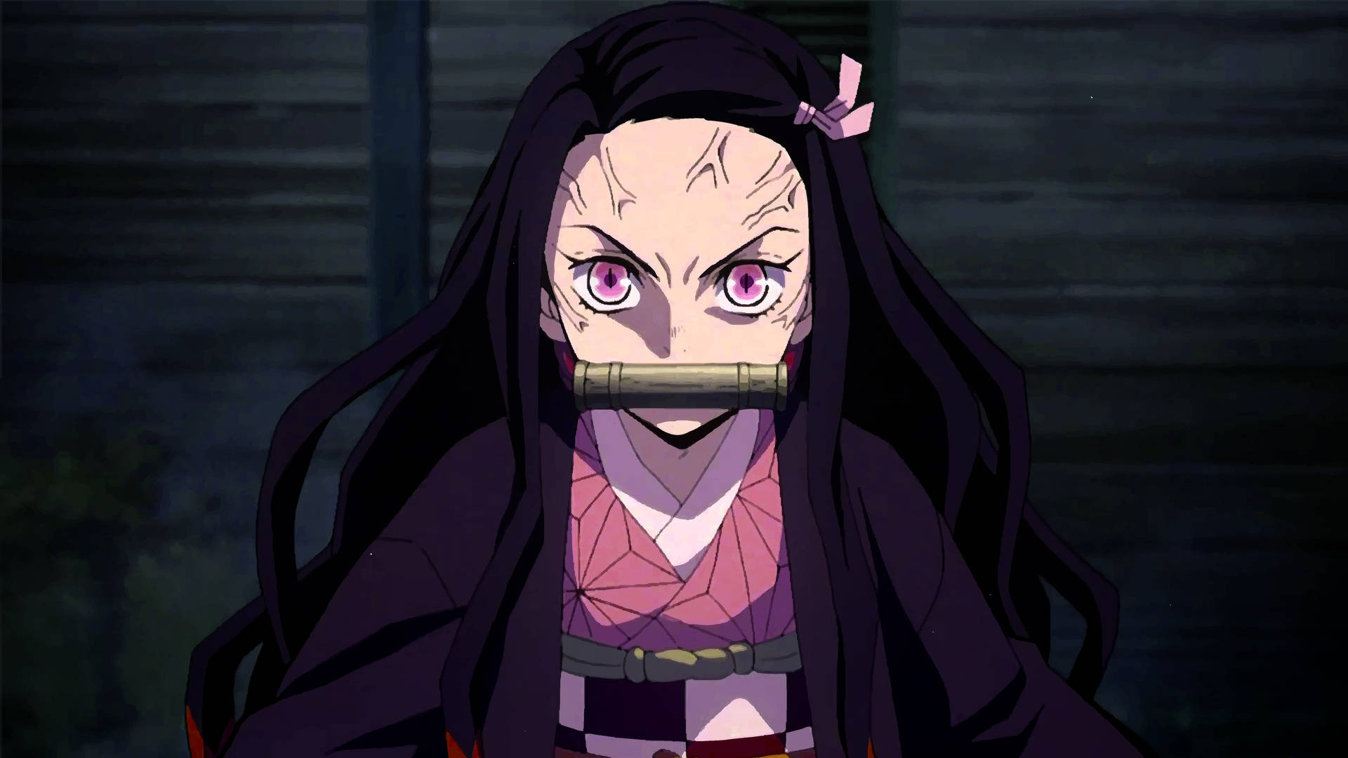 Demon Slayer Nezuko Cute Appearance Background