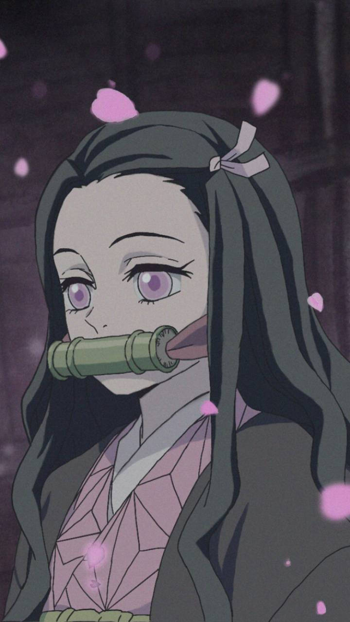 Demon Slayer Nezuko Cute Character Background