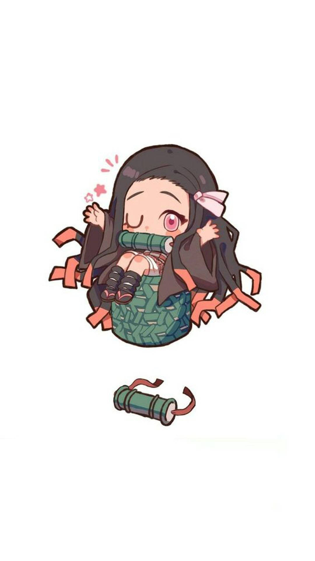 Demon Slayer Nezuko Cute Self Background