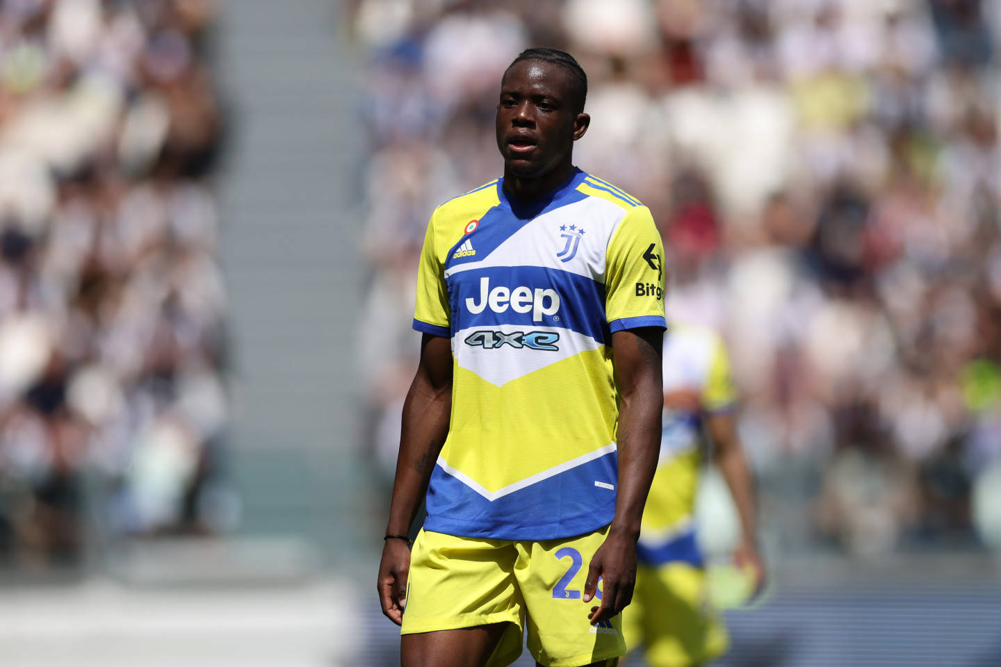 Denis Zakaria In Yellow Shirt Background