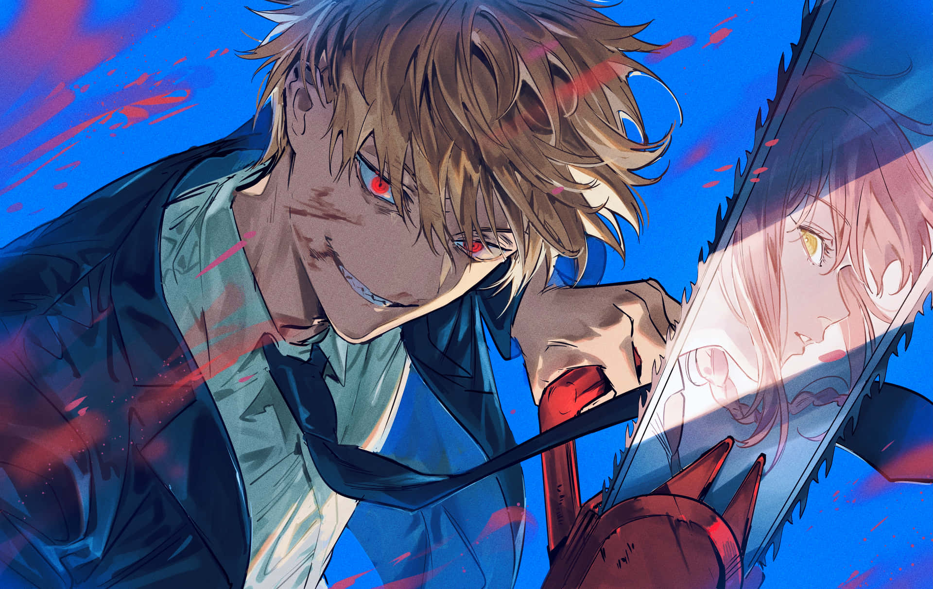 Denji Actual Chainsaw Man Pfp Background