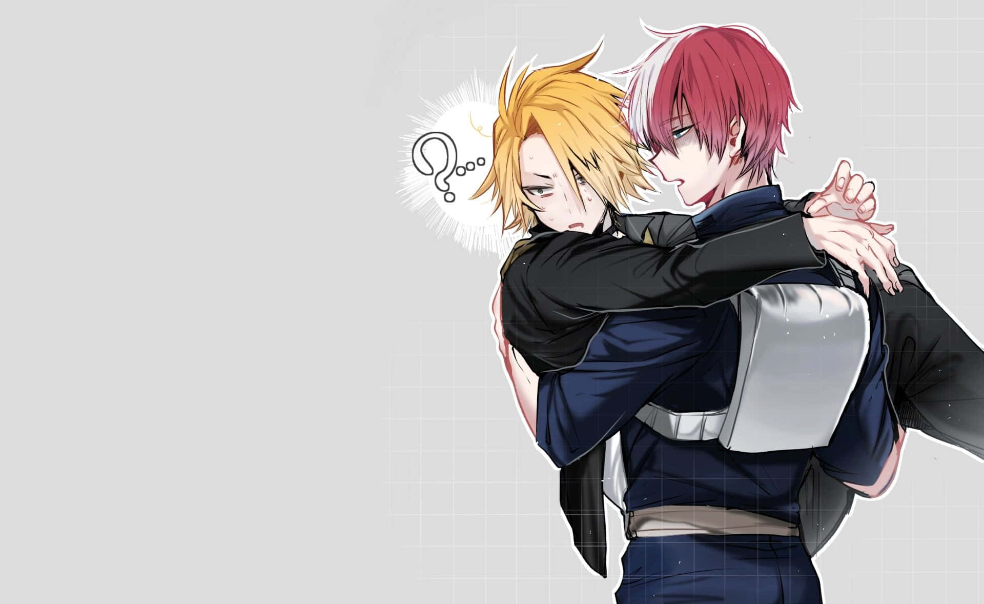 Denki Kaminari And Shoto Todoroki