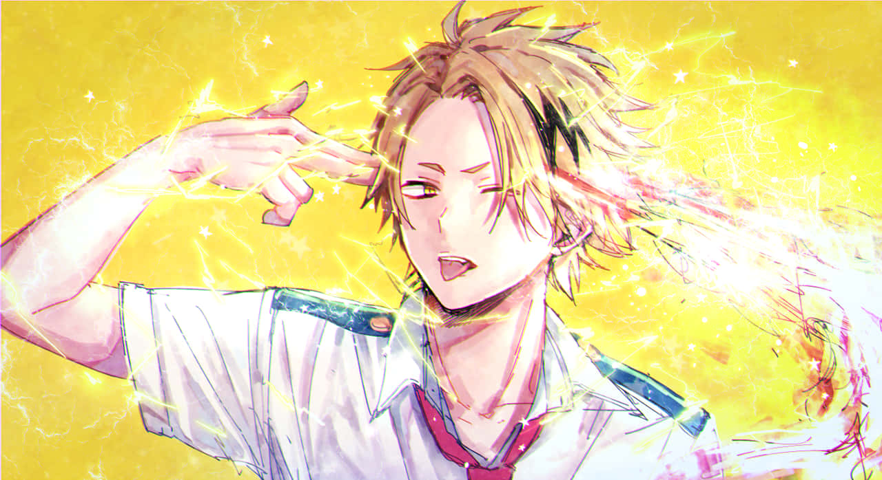 Denki Kaminari As Stun Gun Hero Background