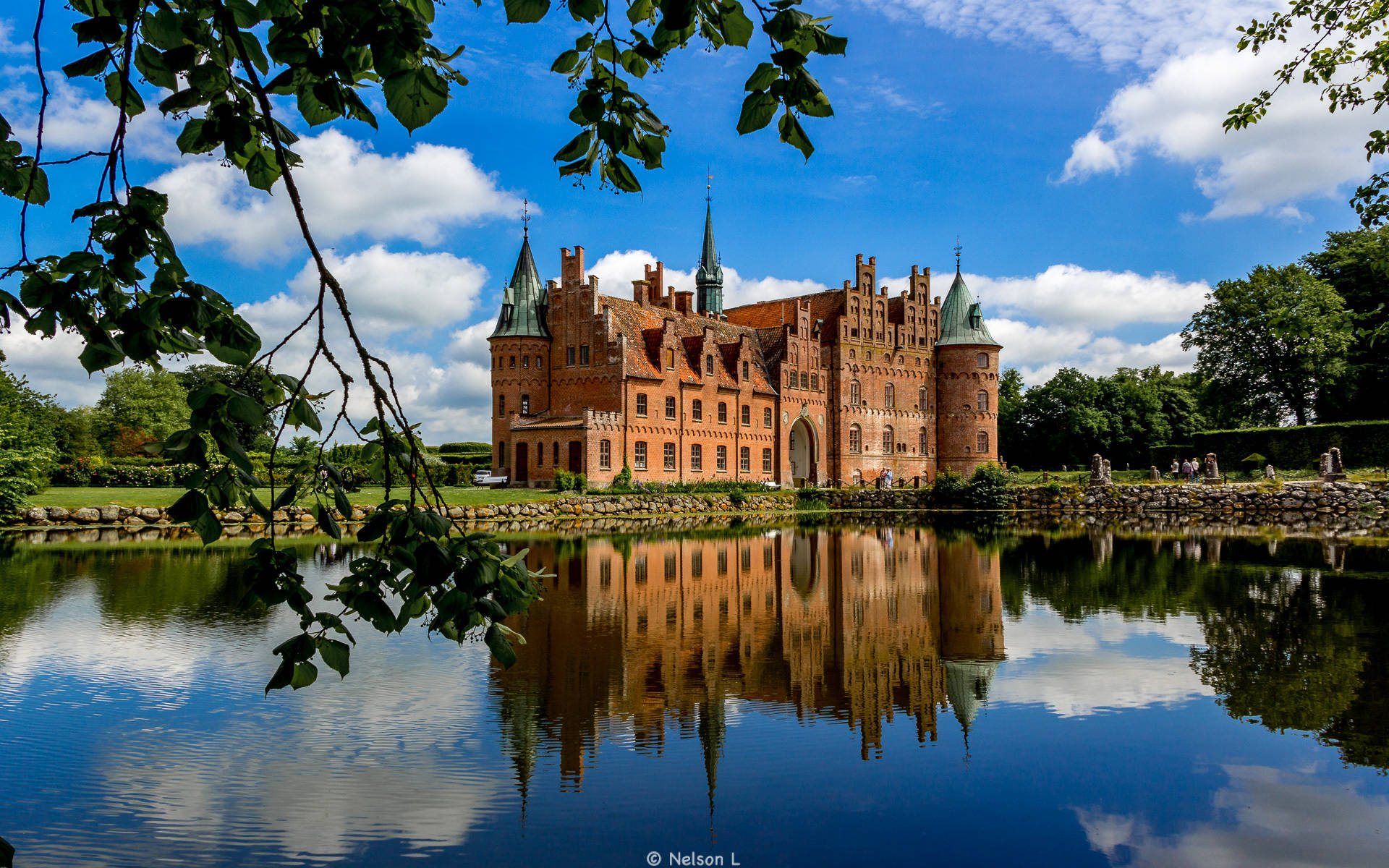 Denmark Egeskov Palace Background