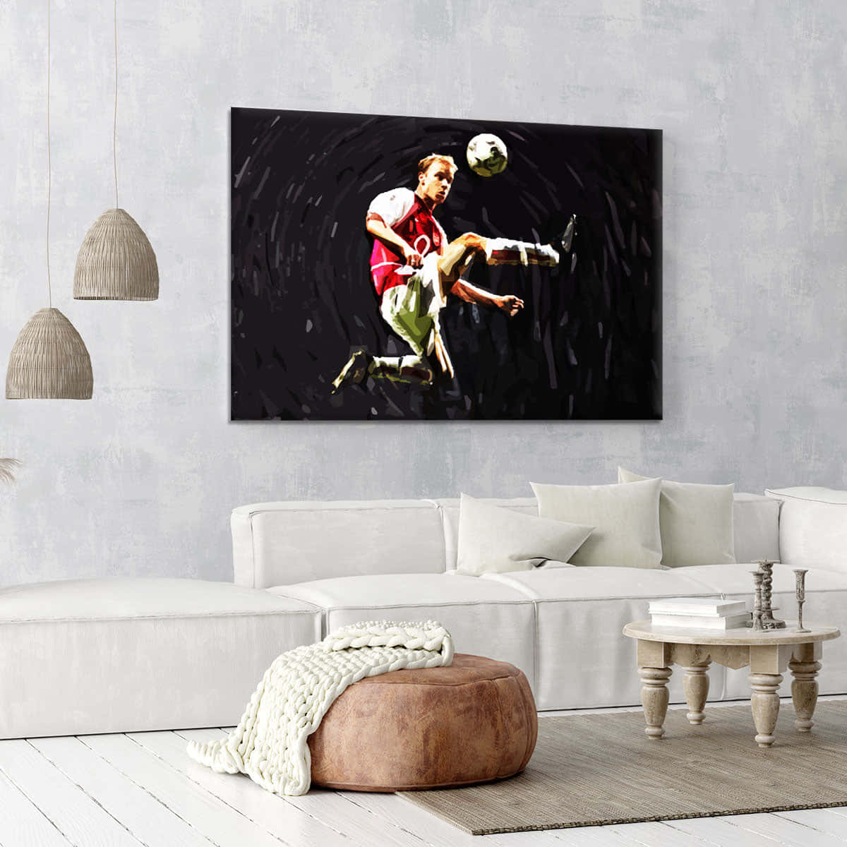 Dennis Bergkamp Paint Artwork Wall Living Room