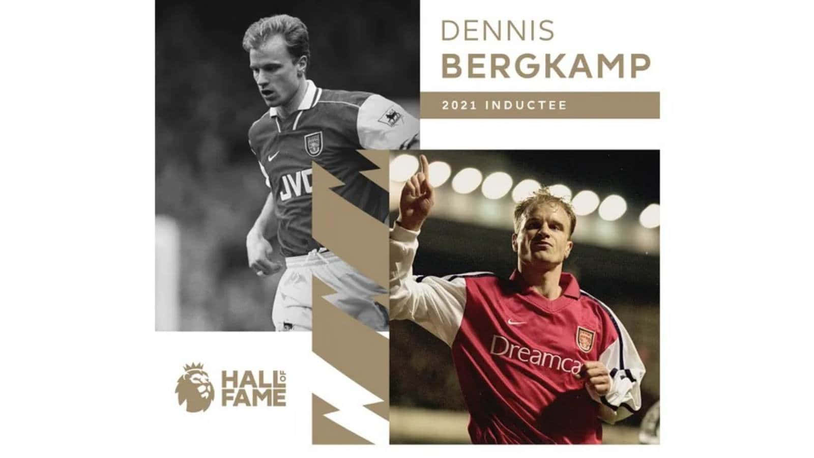 Dennis Bergkamp Premier League Hall Of Fame Inductee