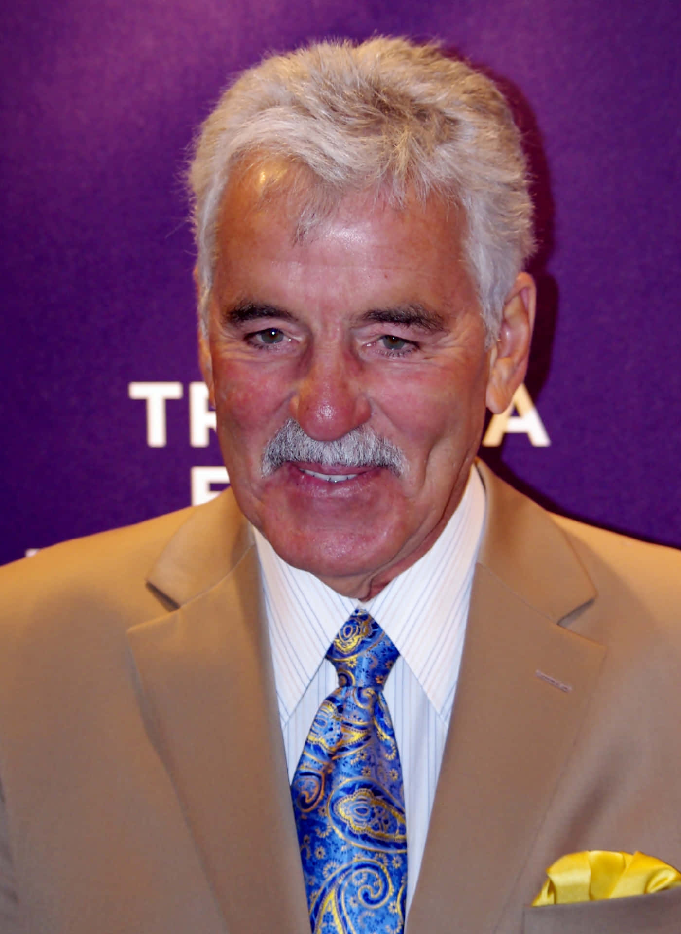 Dennis Farina In A Captivating Pose