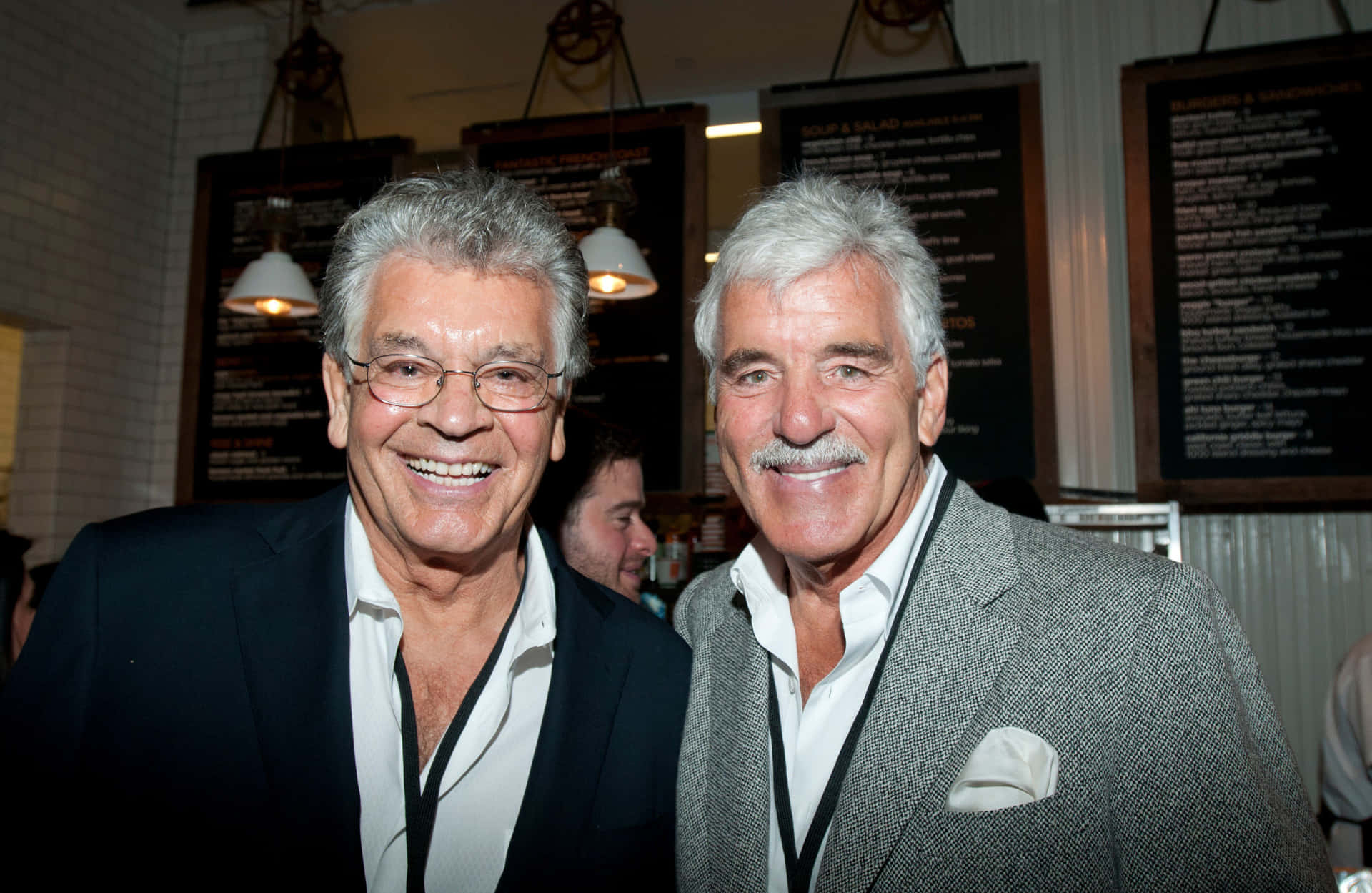 Dennis Farina In A Classic Pose