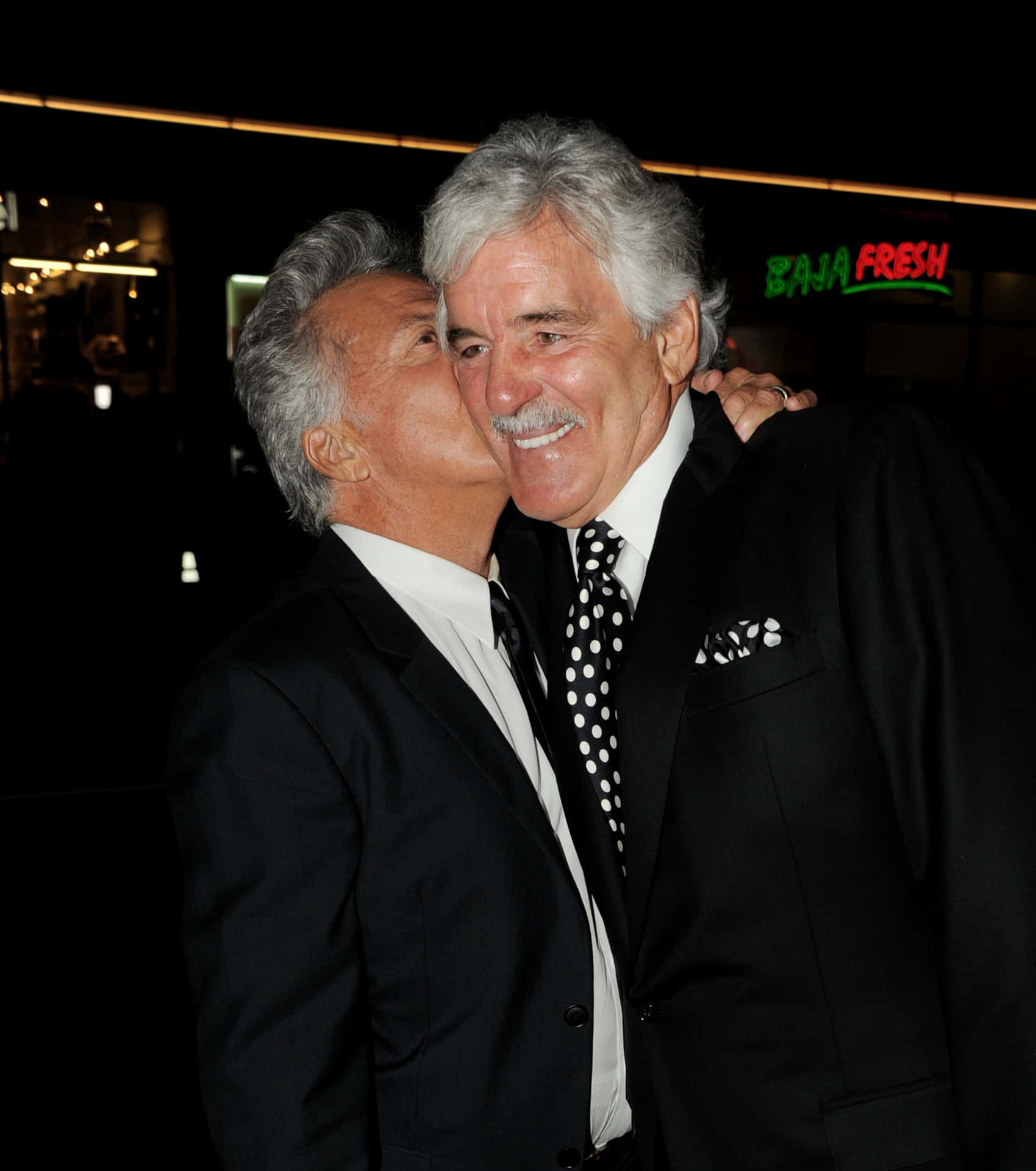 Dennis Farina Posing For A Portrait