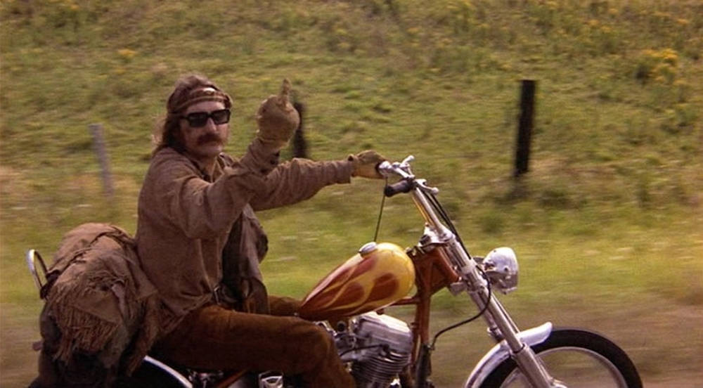 Dennis Hopper In His Iconic Role From 'easy Rider'