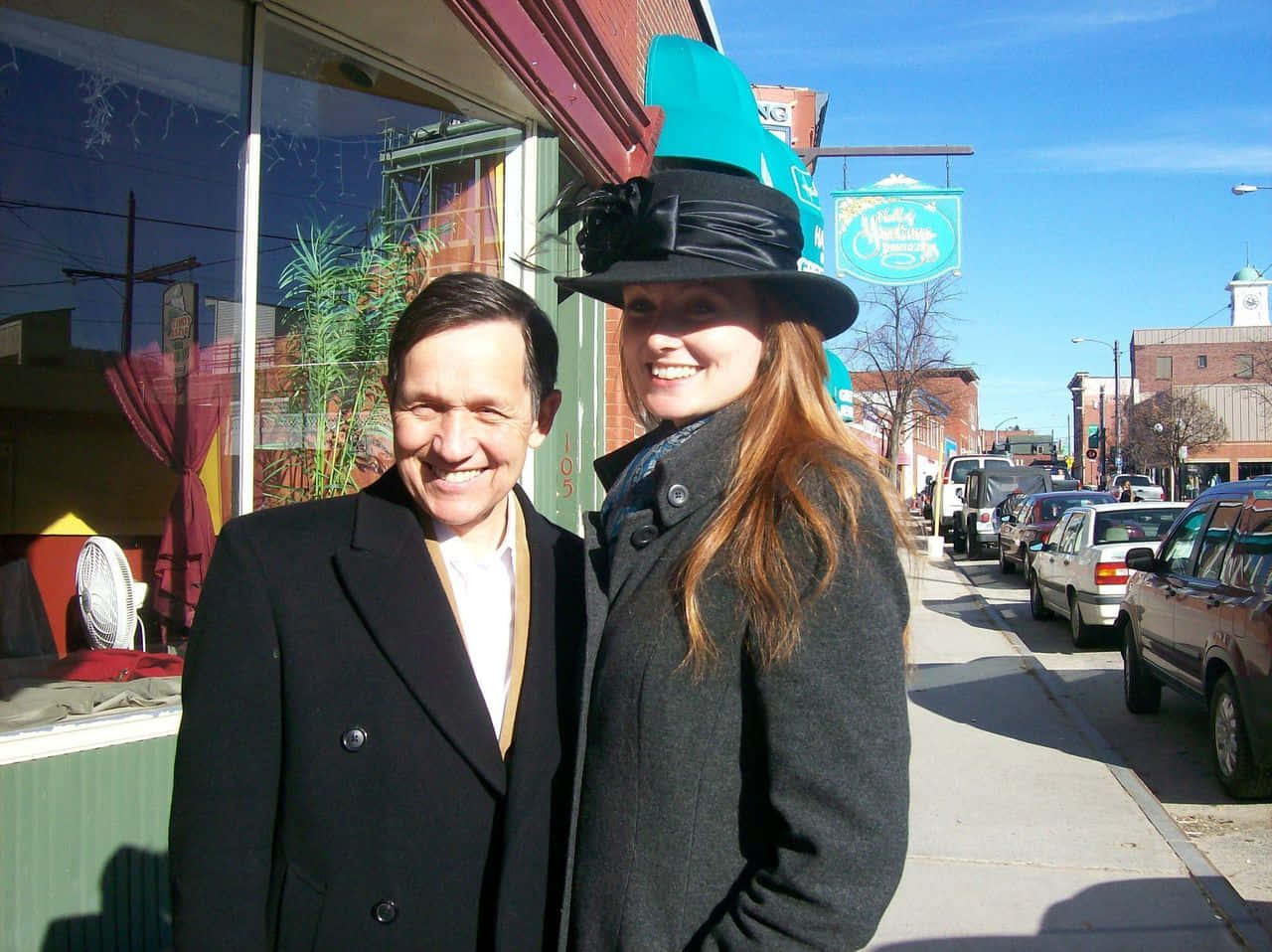 Dennis Kucinich With Her Wife In Black