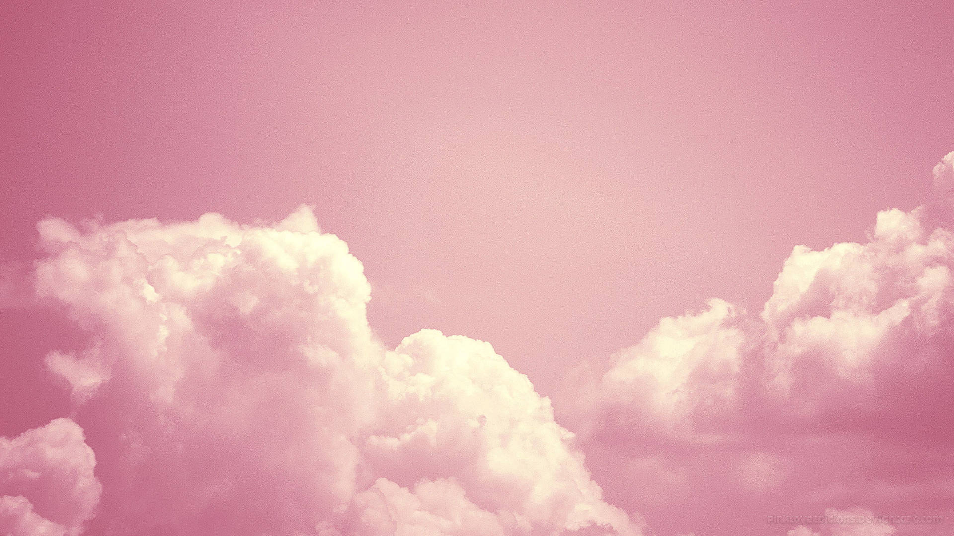 Dense Clouds In Pink Pastel Aesthetic Desktop Sky Background