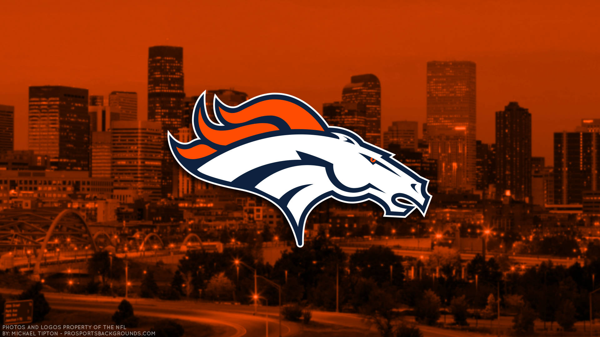 Denver Broncos City Background Background