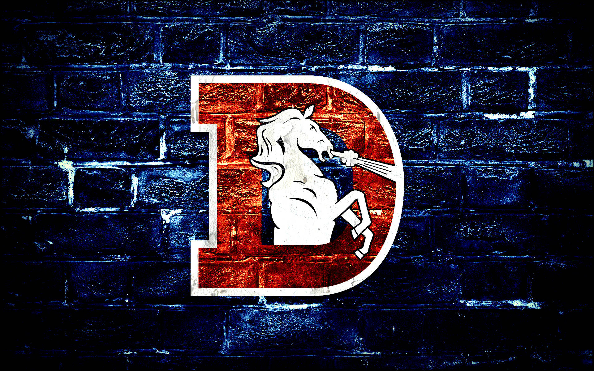 Denver Broncos Fanart Logo Background