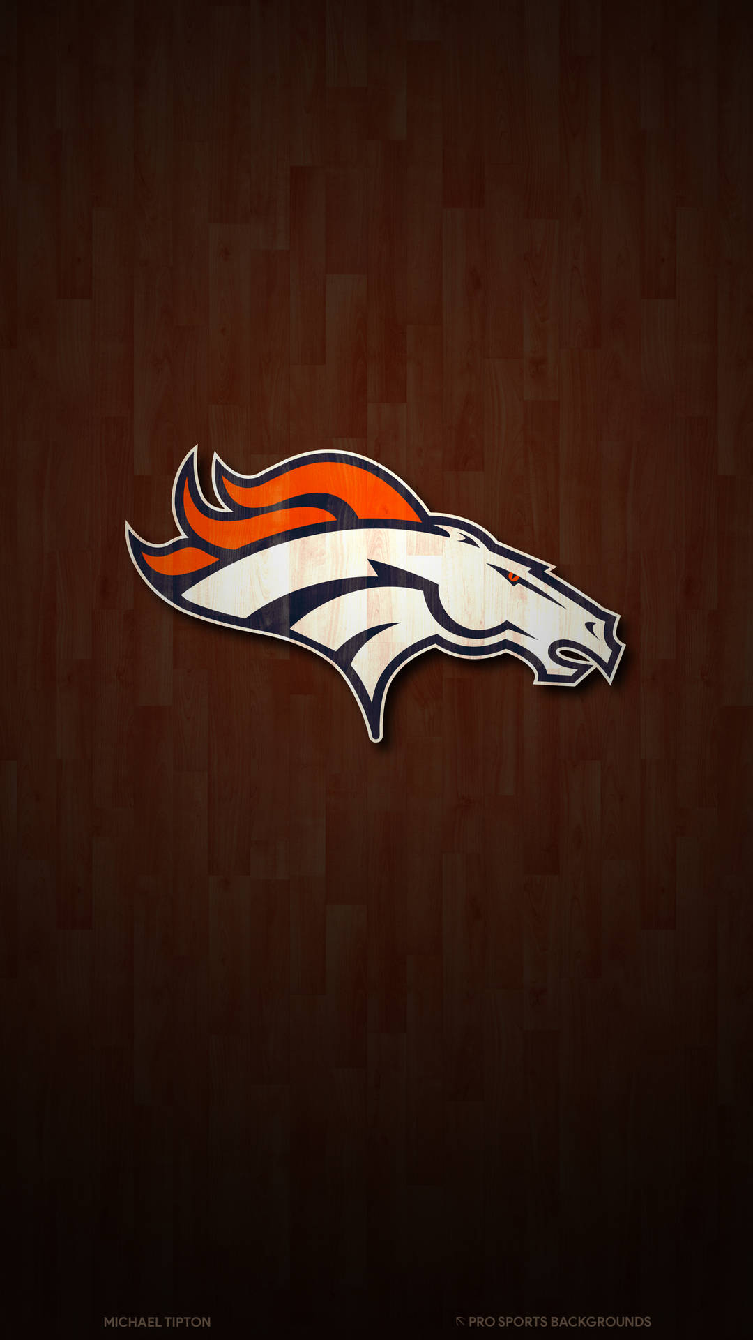 Denver Broncos Iphone Brown Logo Background