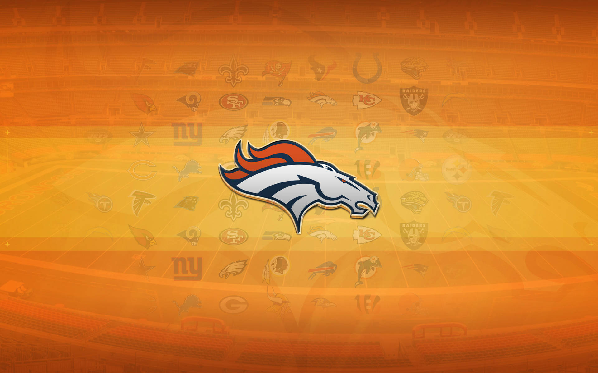 Denver Broncos Logo Art Background