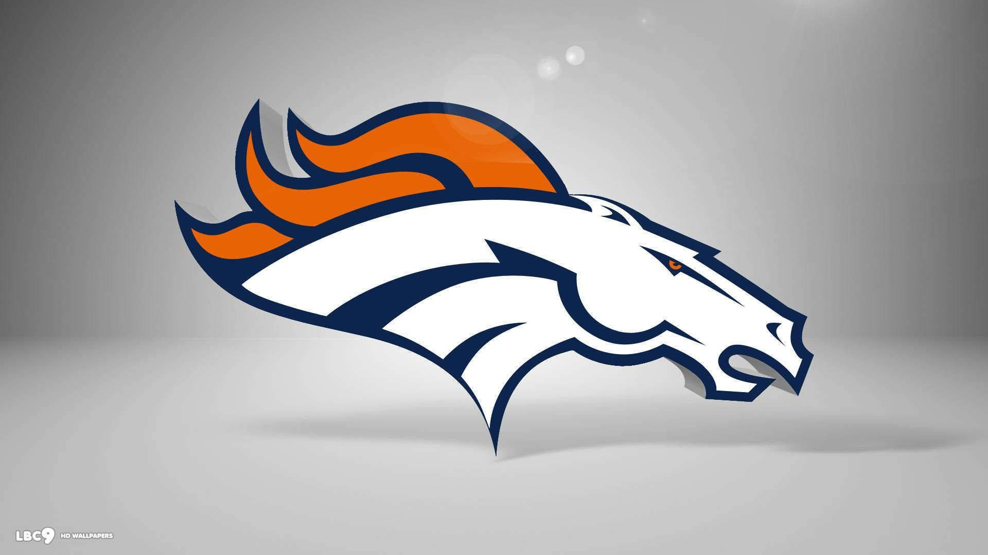 Denver Broncos White Logo Background