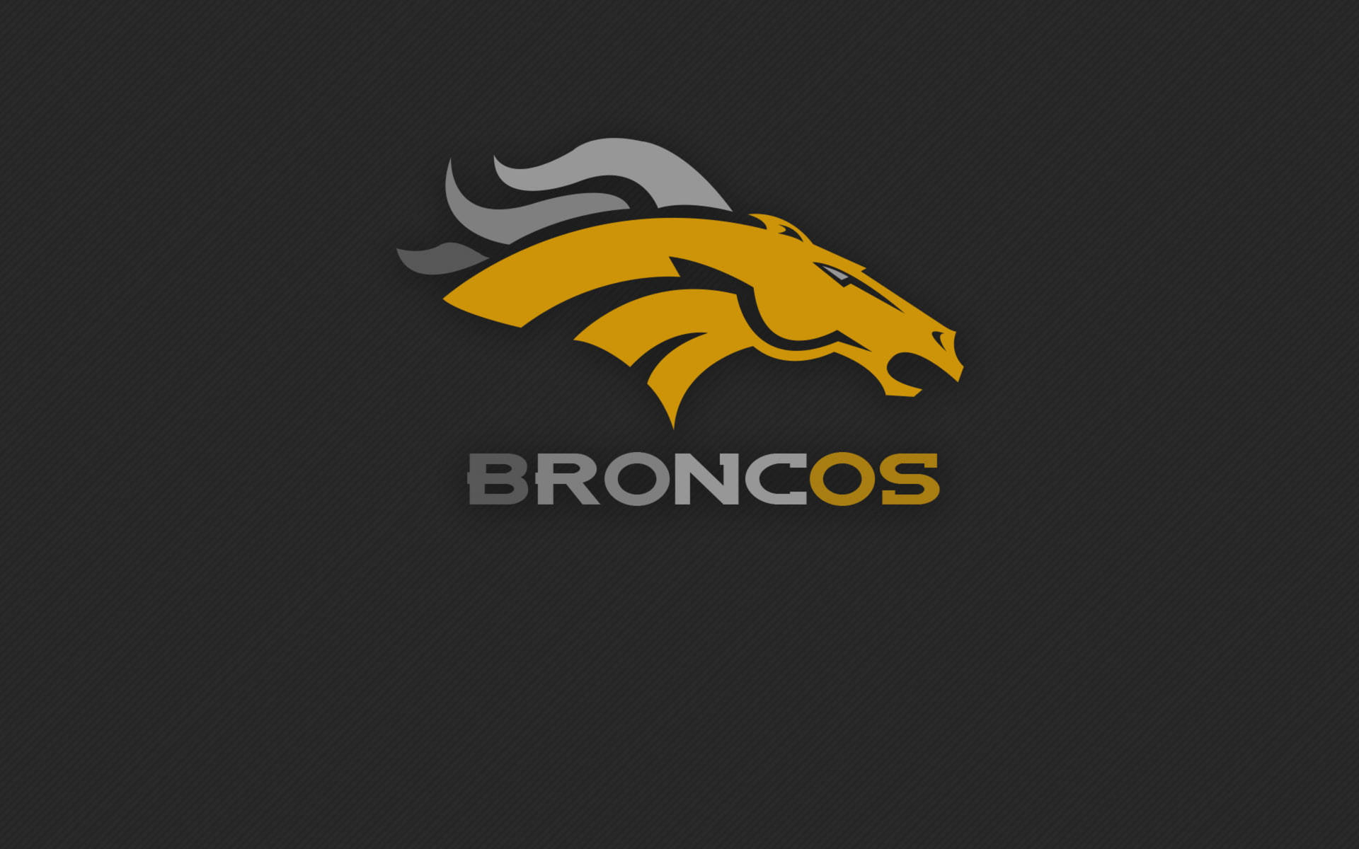 Denver Broncos Yellow Logo Background