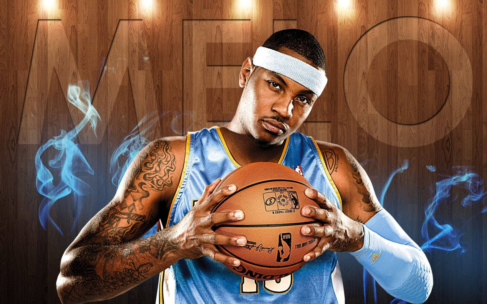 Denver Nuggets Carmelo Anthony Fanart Background
