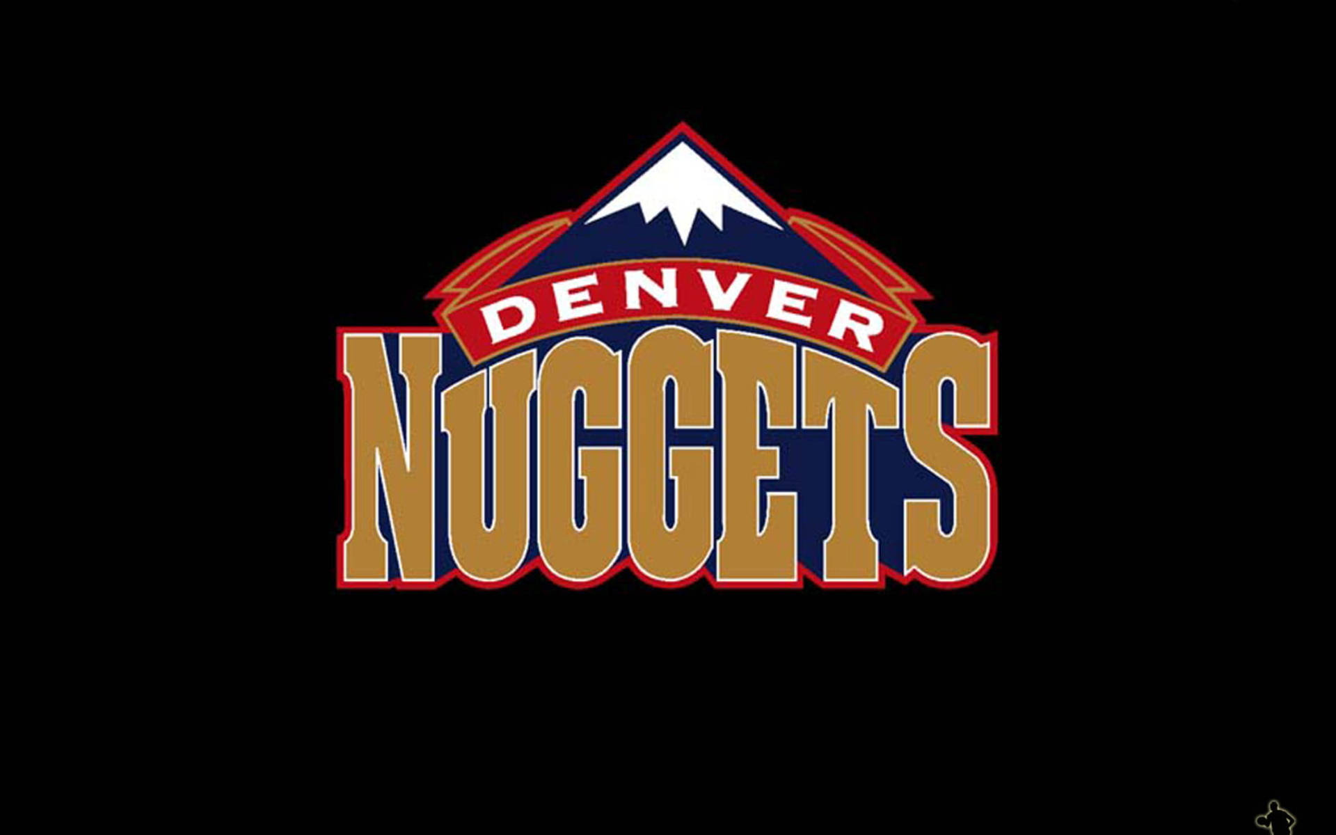 Denver Nuggets Emblem In Black