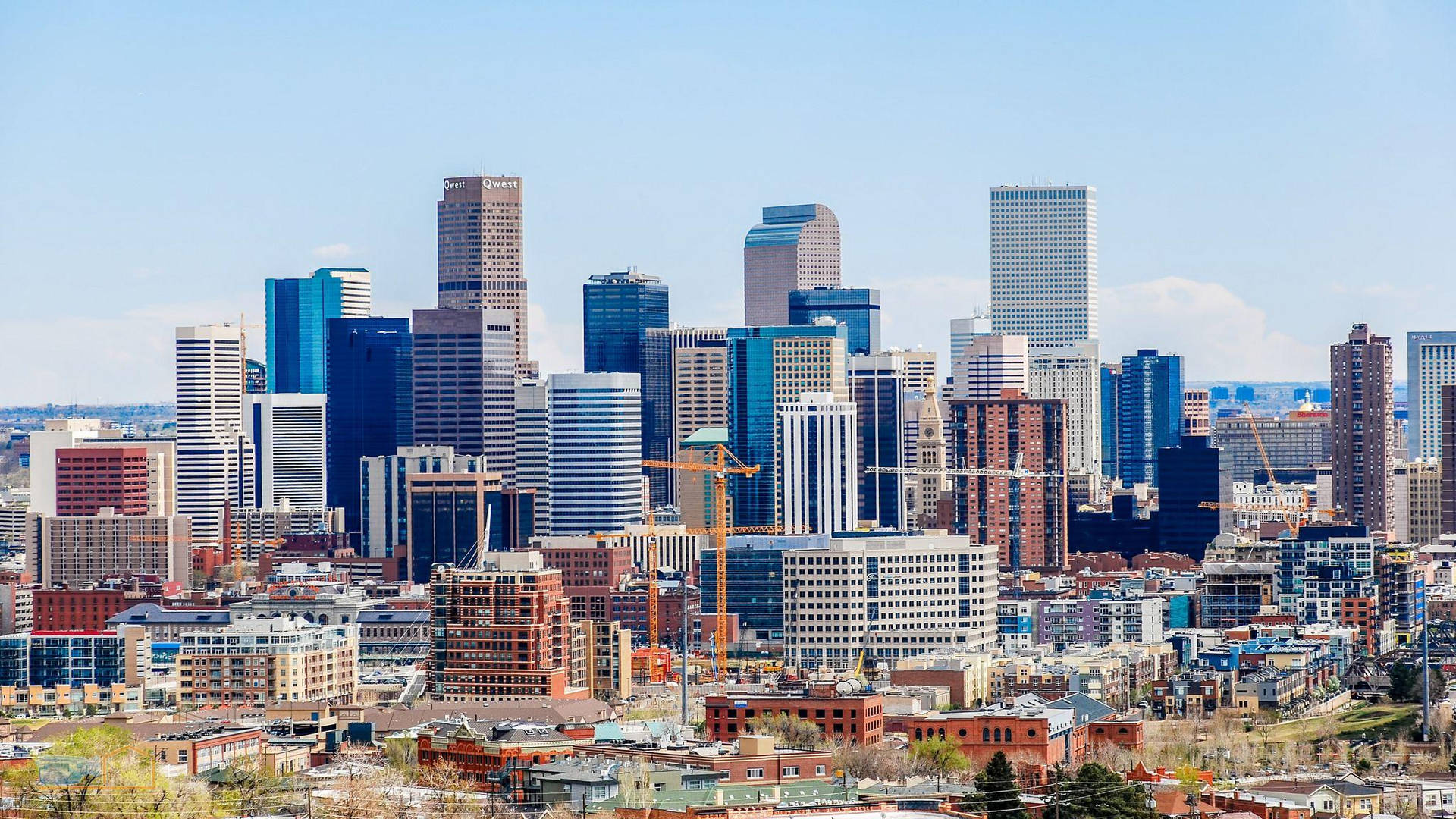 Denver's Business Hub Background